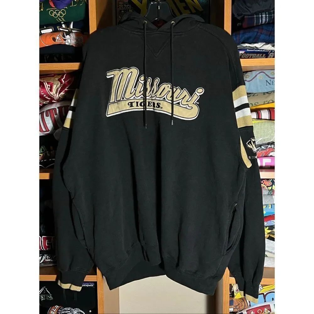 Vintage 90s Lee Missouri Tigers University Hoodie